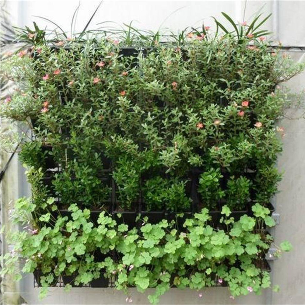 1個入りフェルト製植栽バッグ 壁掛け型 縦型12ポケットプラ - Indoor Herb Garden のレビューと価格