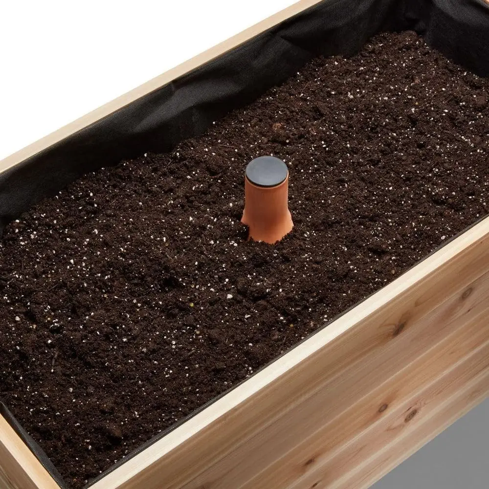 自動給水セラミックオラポット（中型の高床式菜園やプランター用 - Self Watering Planter のレビューと価格